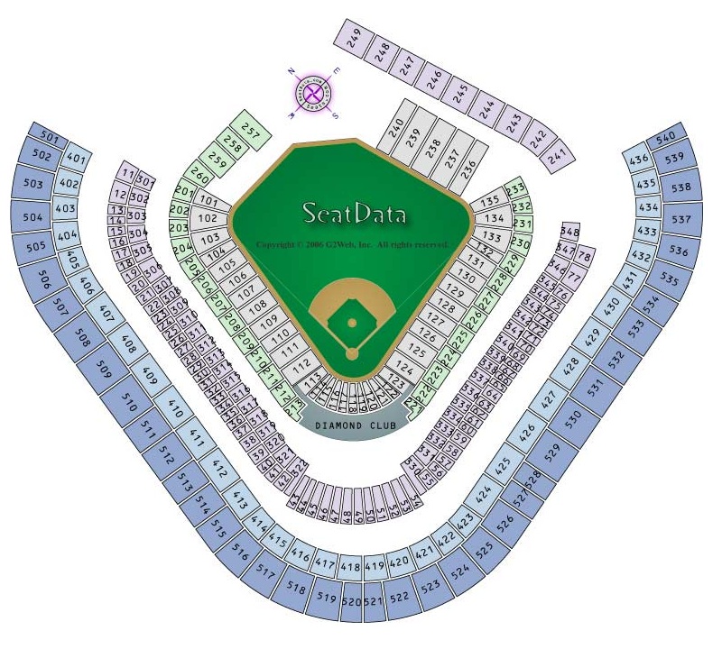 Angel Stadium Seating Chart With Rows And Seat Numbers